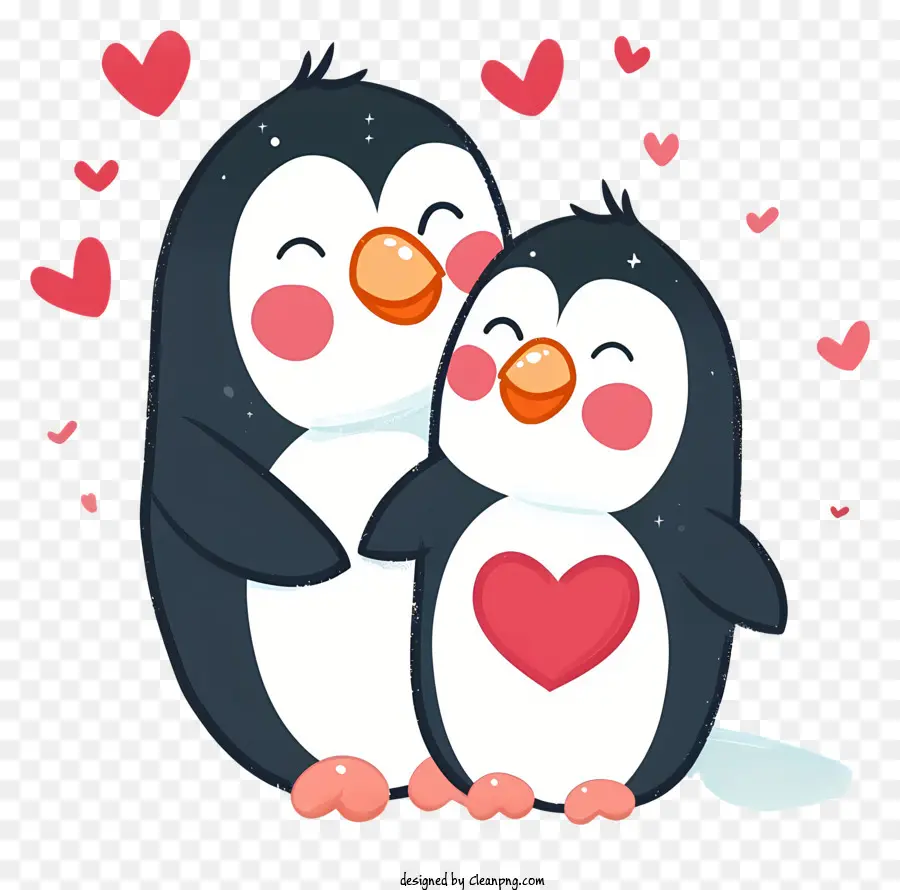 Penguin Namorado Plano，Pinguins PNG