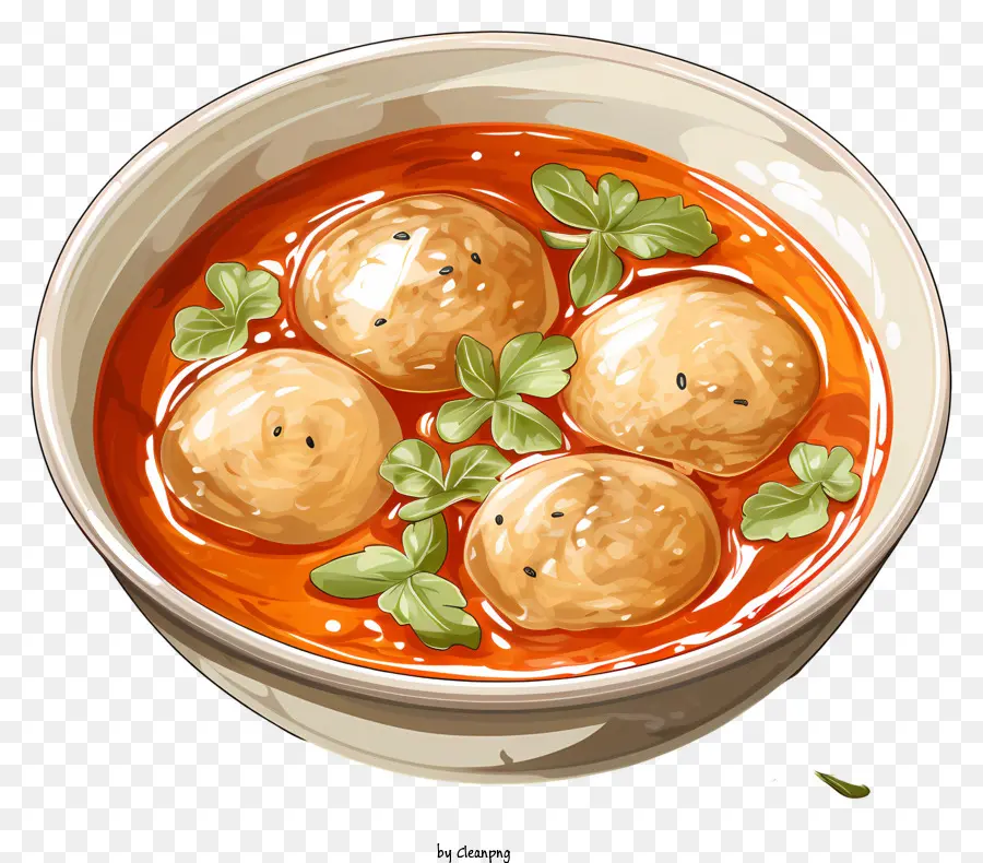 Tigela De Sopa Em Aquarela，Sopa PNG