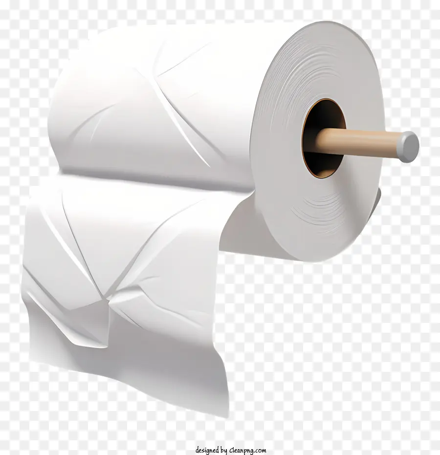 Tecido Higiênico De Estilo Realista，Rolo De Papel Higiênico PNG