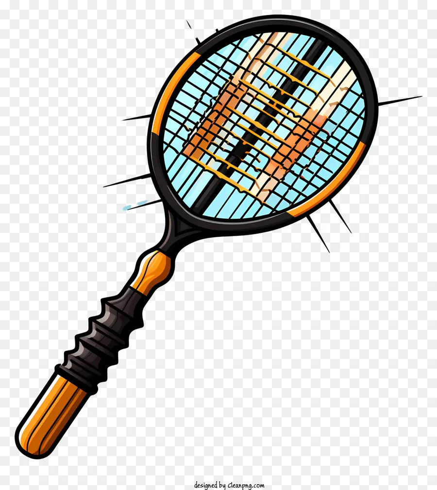Badminton Desenhado à Mão，Tennis Racquet PNG