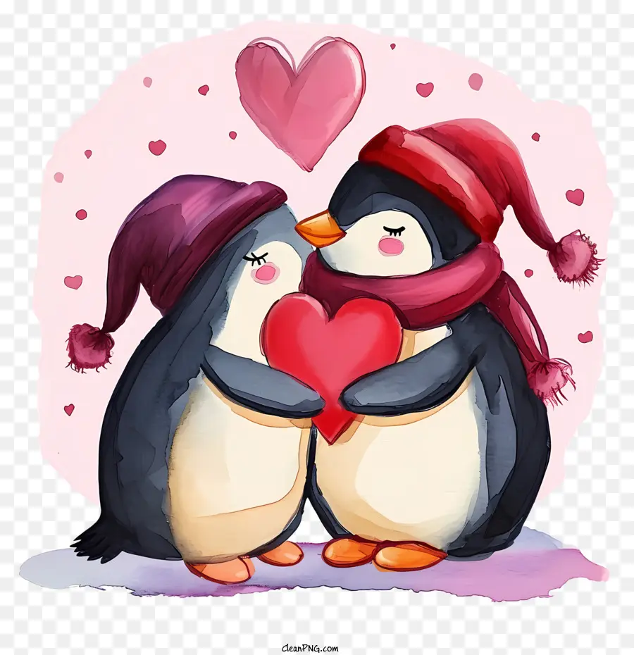 Penguin Namorado Plano，Pinguins PNG