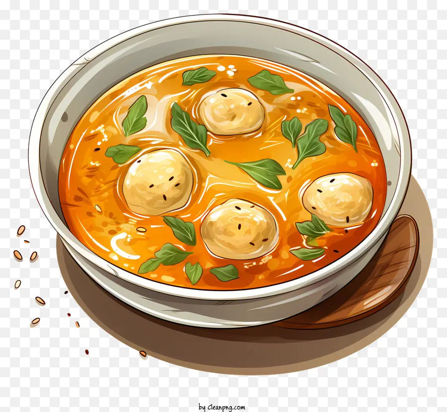 Tigela De Sopa Em Aquarela，Receita Da Sopa PNG