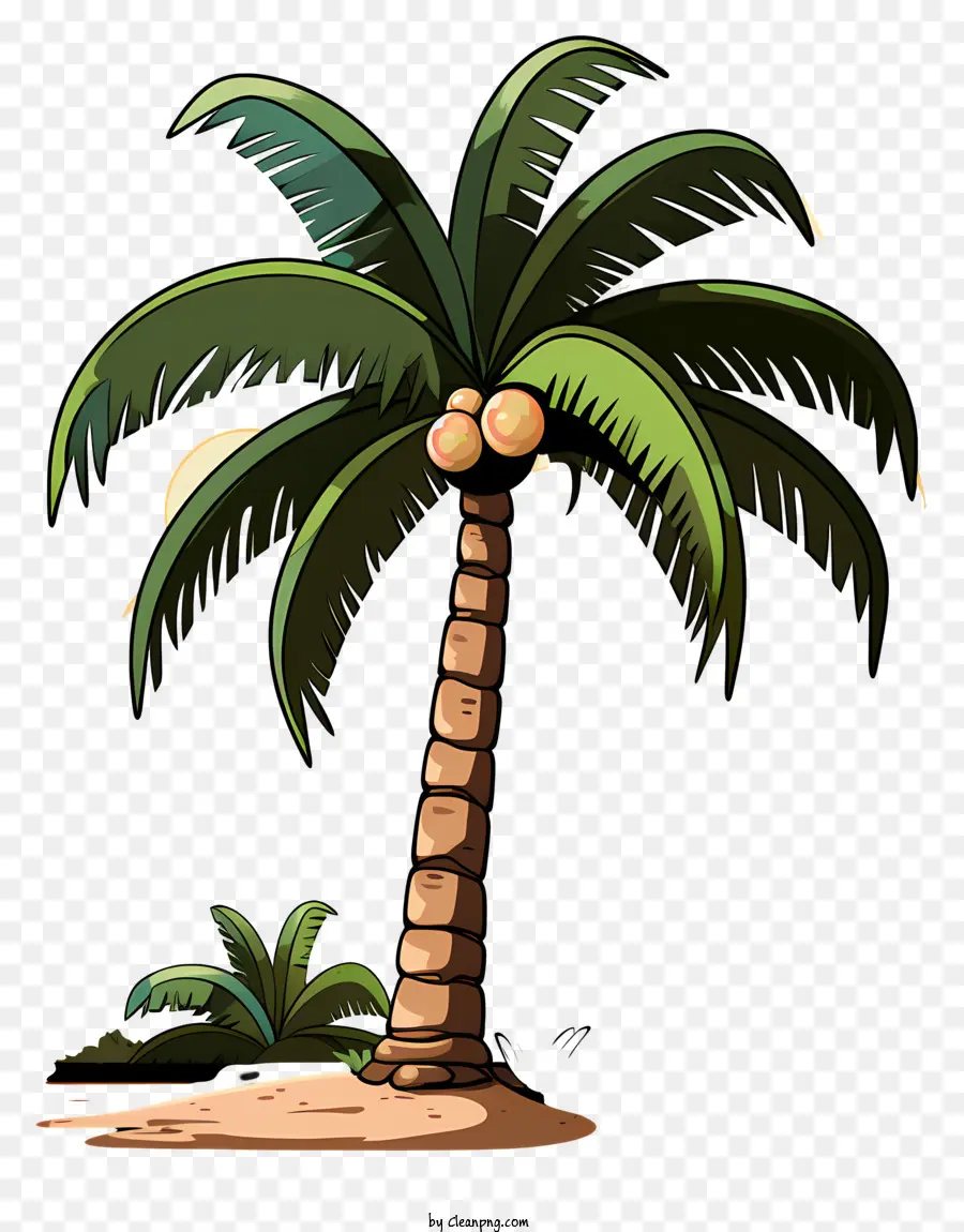 Árvore De Coco De Estilo De Esboço，Palmeira PNG