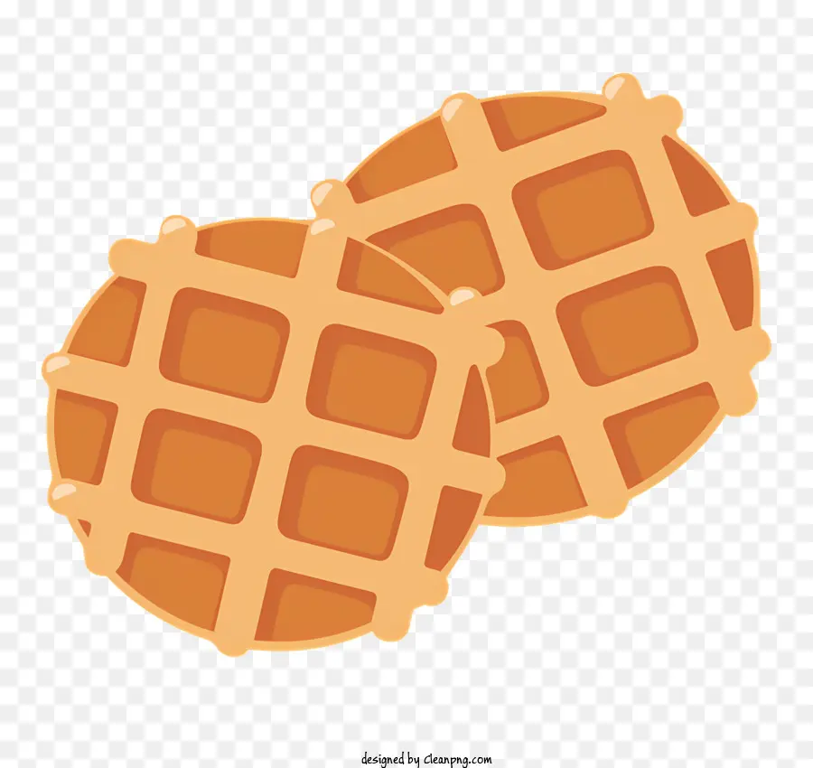 Alimentos，Waffles PNG