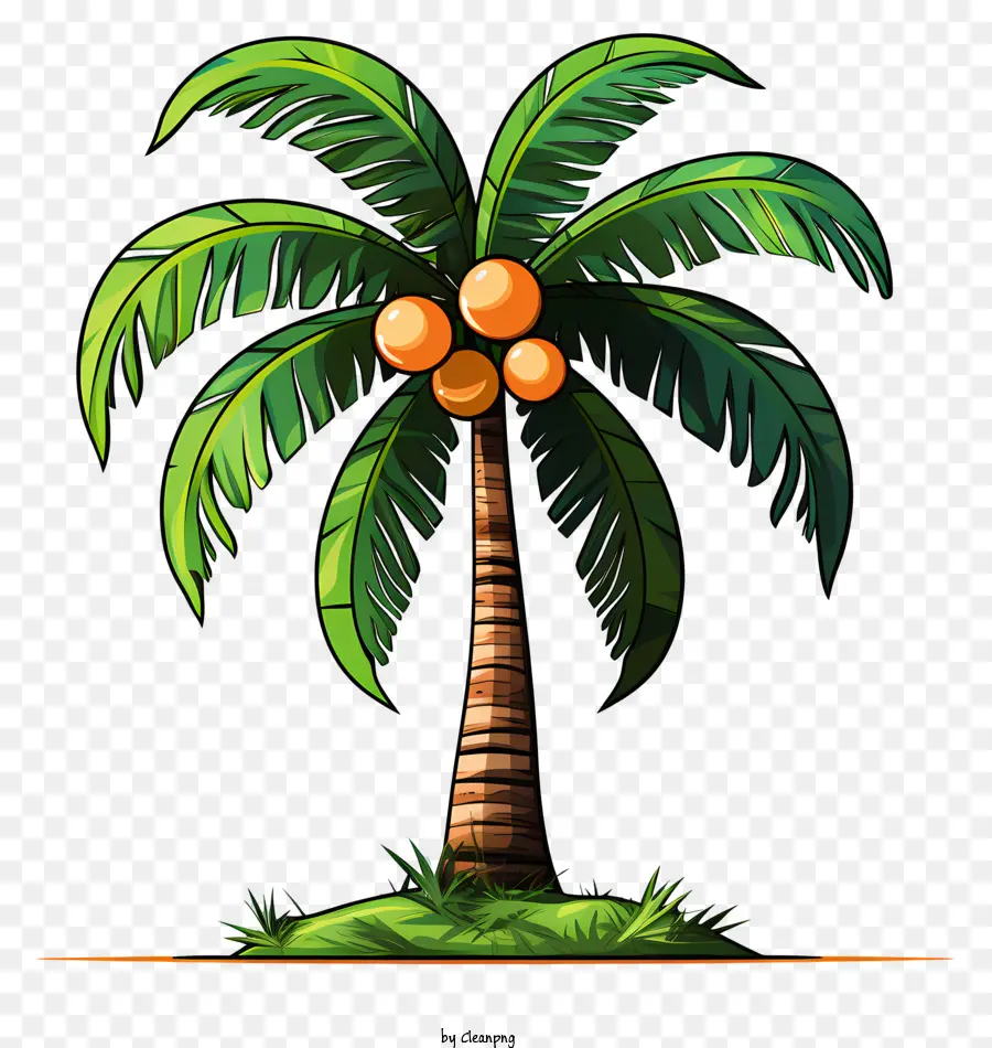 Coqueiro，Cartoon Palm Tree PNG