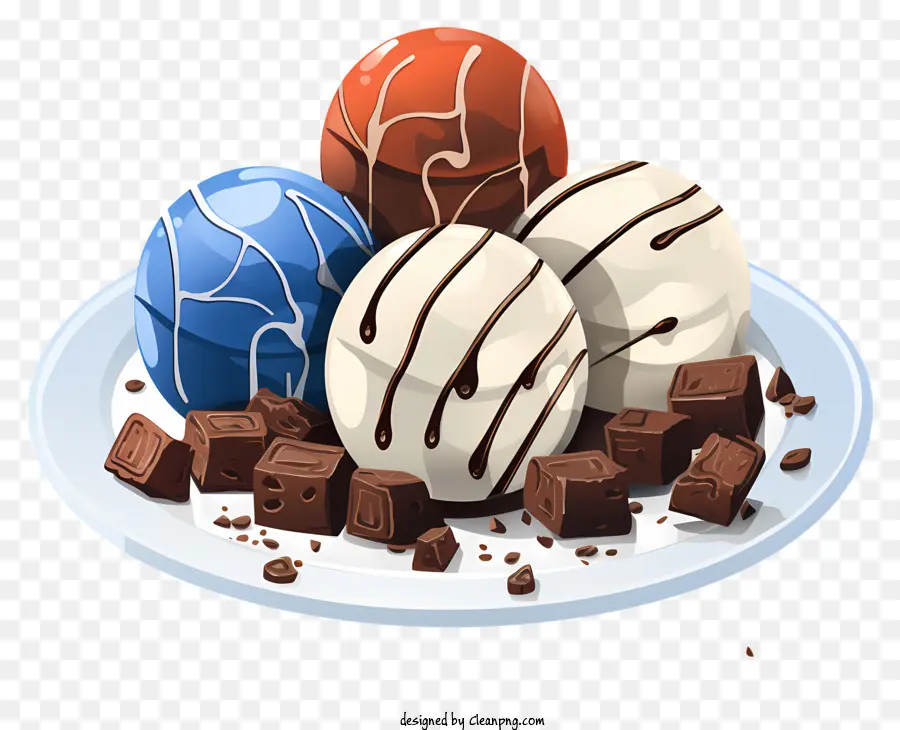 Esboce A Bola De Chocolate，Ovos De Chocolate PNG