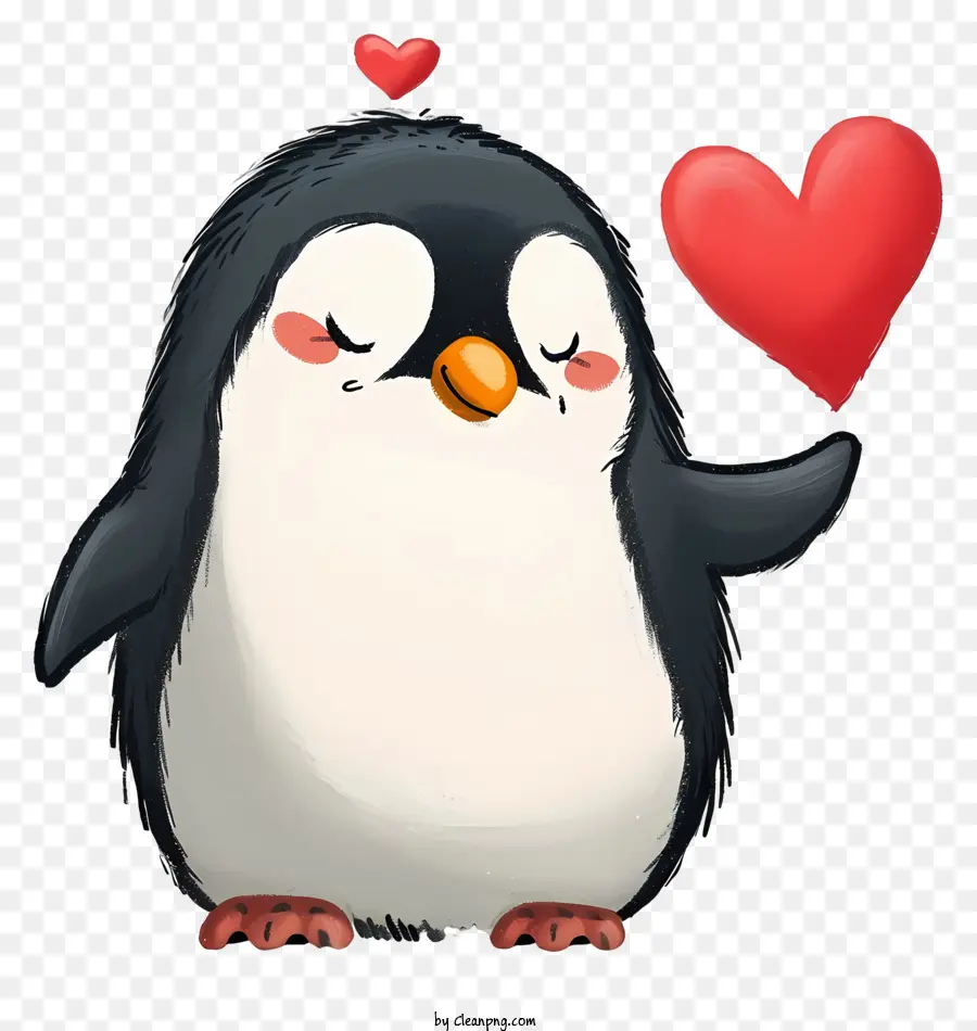 Penguin Realista Dos Namorados，Pinguim Bonito PNG