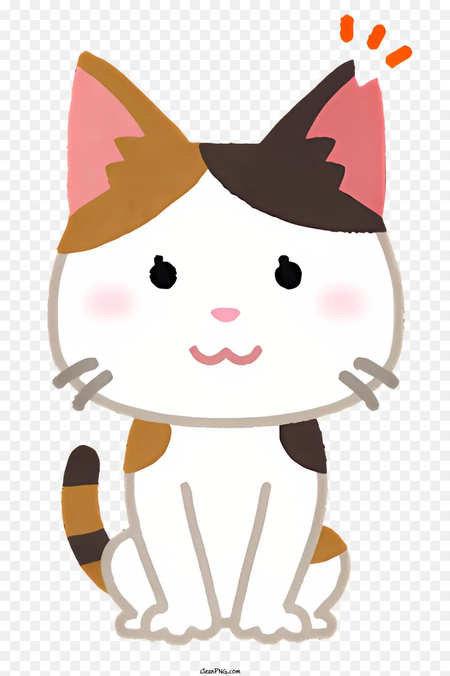 Gato Sentado，Happy Cat PNG