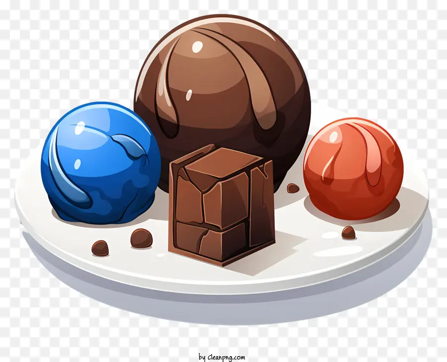 Esboçar Bola De Chocolate，Chocolates Sortidos PNG