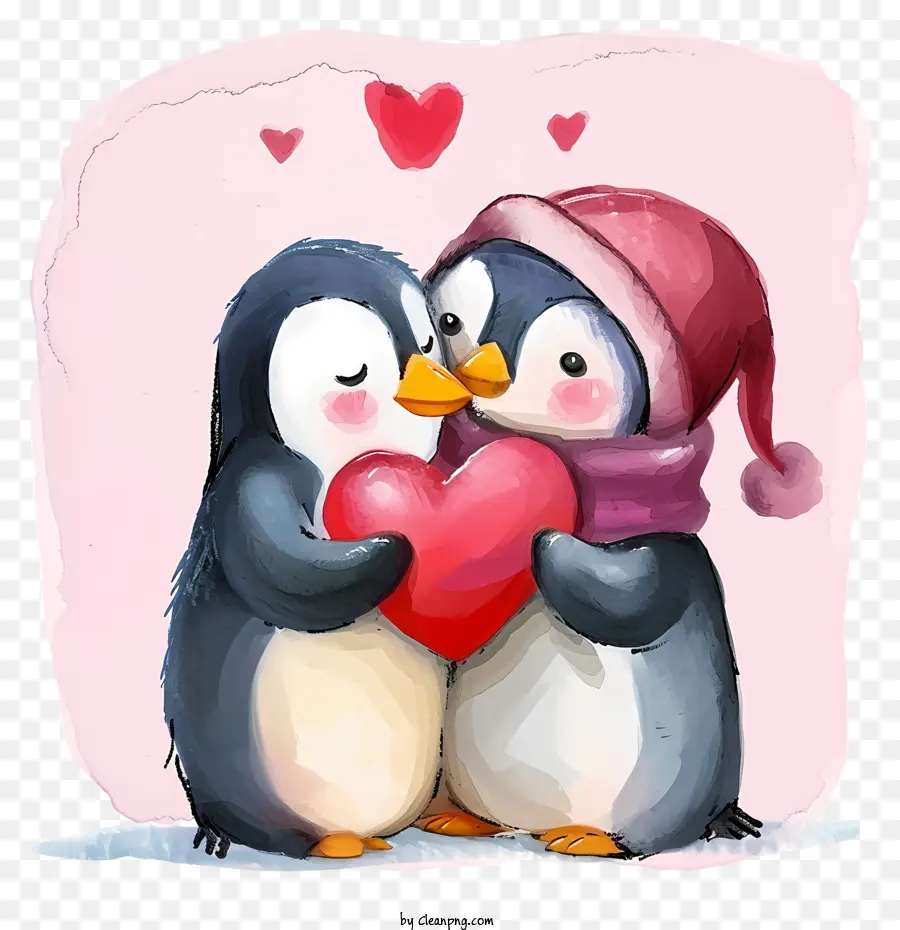 Valentine Penguin，Pinguins PNG