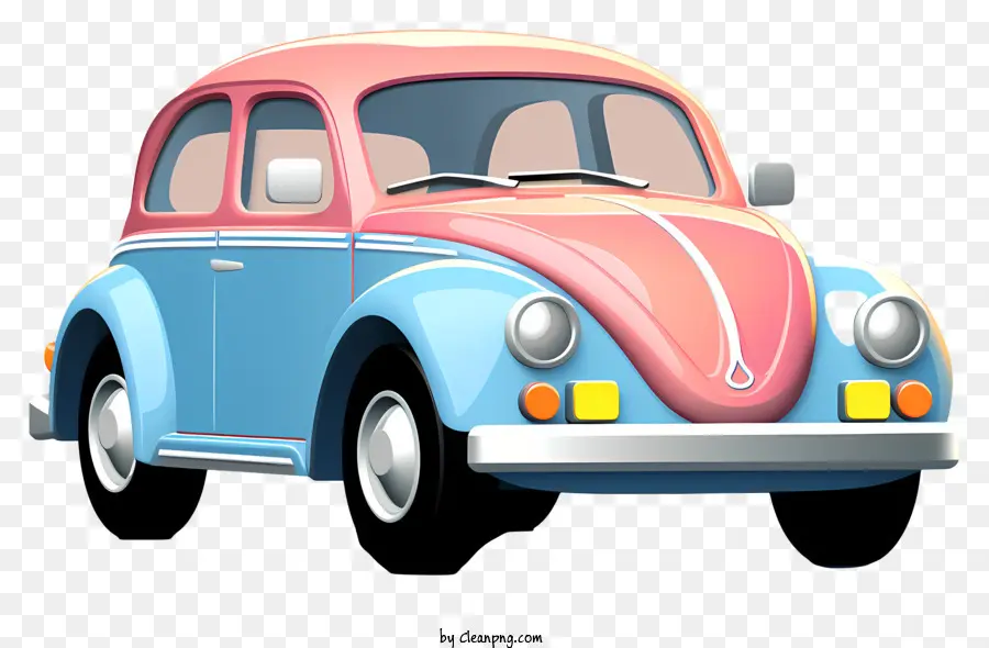 Carroon Pastel Carroon，Volkswagen Beetle Vintage PNG
