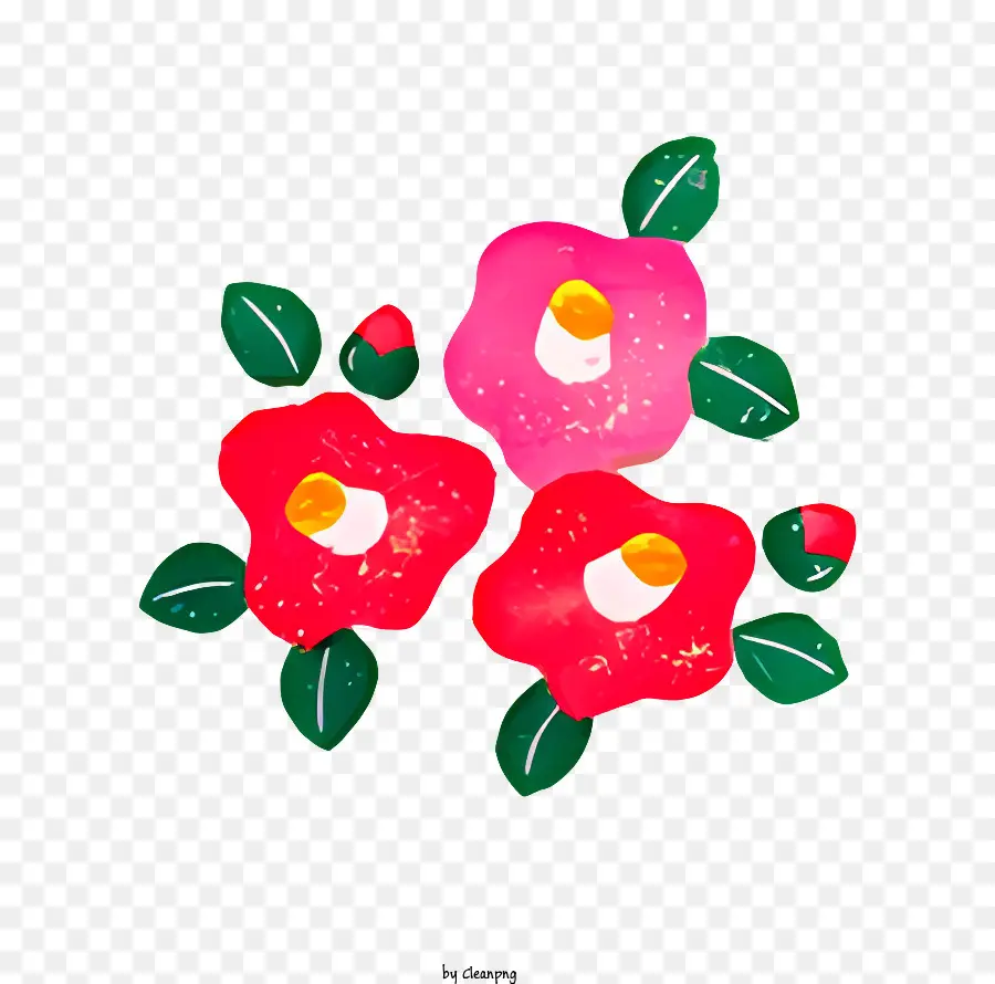 Primavera，Rosas Cor De Rosa PNG