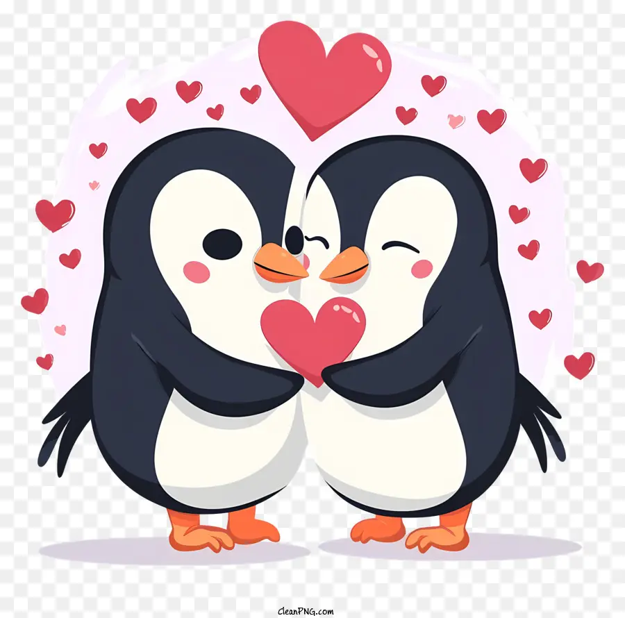 Penguin Namorado Plano，Pinguins PNG