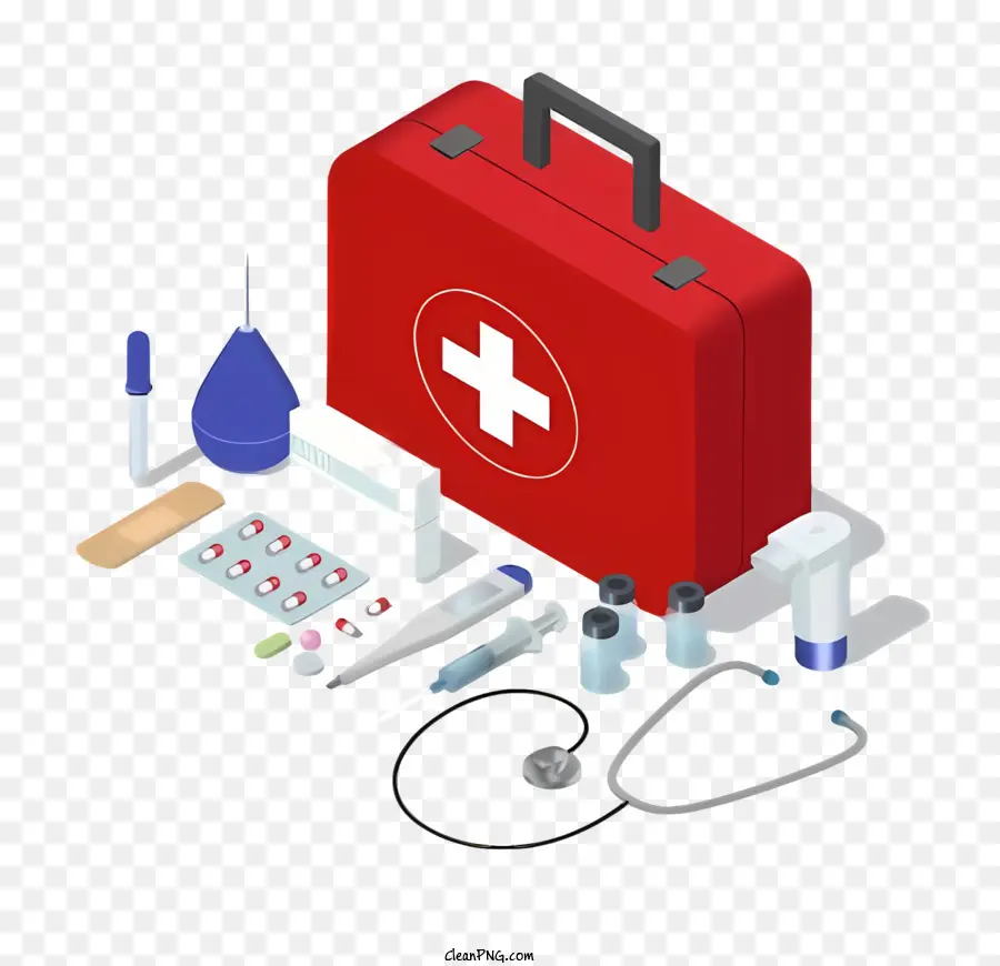 Kit De Primeiros Socorros，Suprimentos Médicos PNG