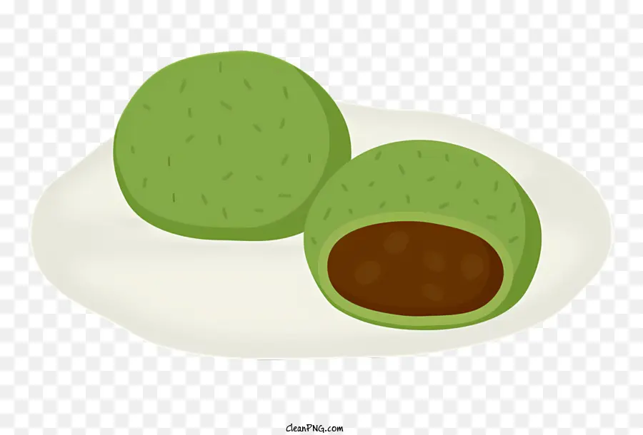 Comida，Mochi Verde PNG