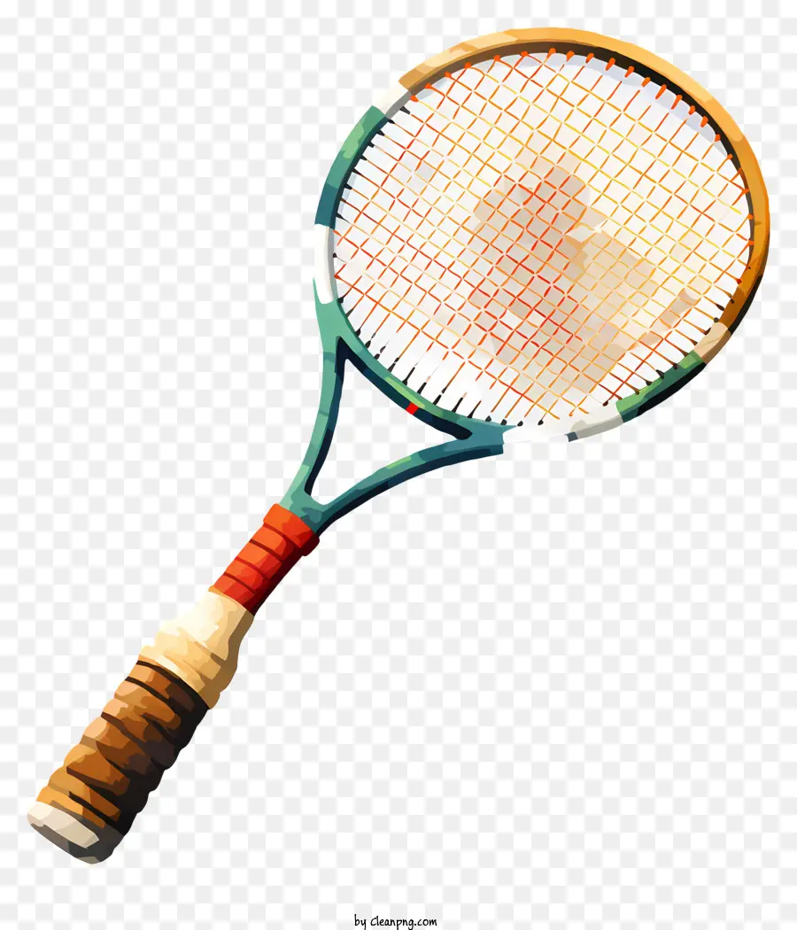 Badminton Em Aquarela，Tennis Racquet PNG