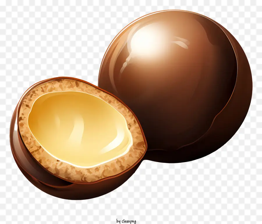 Esboce A Bola De Chocolate，Ovo De Chocolate PNG