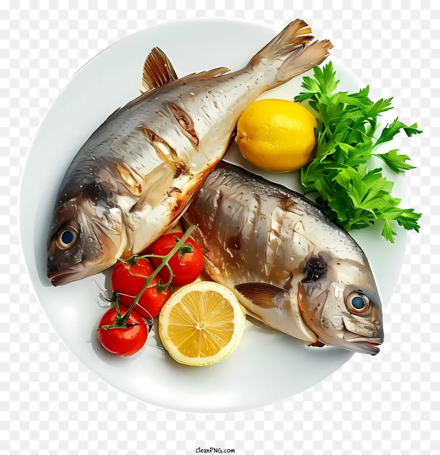 Prato De Peixe Realista，Palavras Chave Descrição Da Imagem PNG