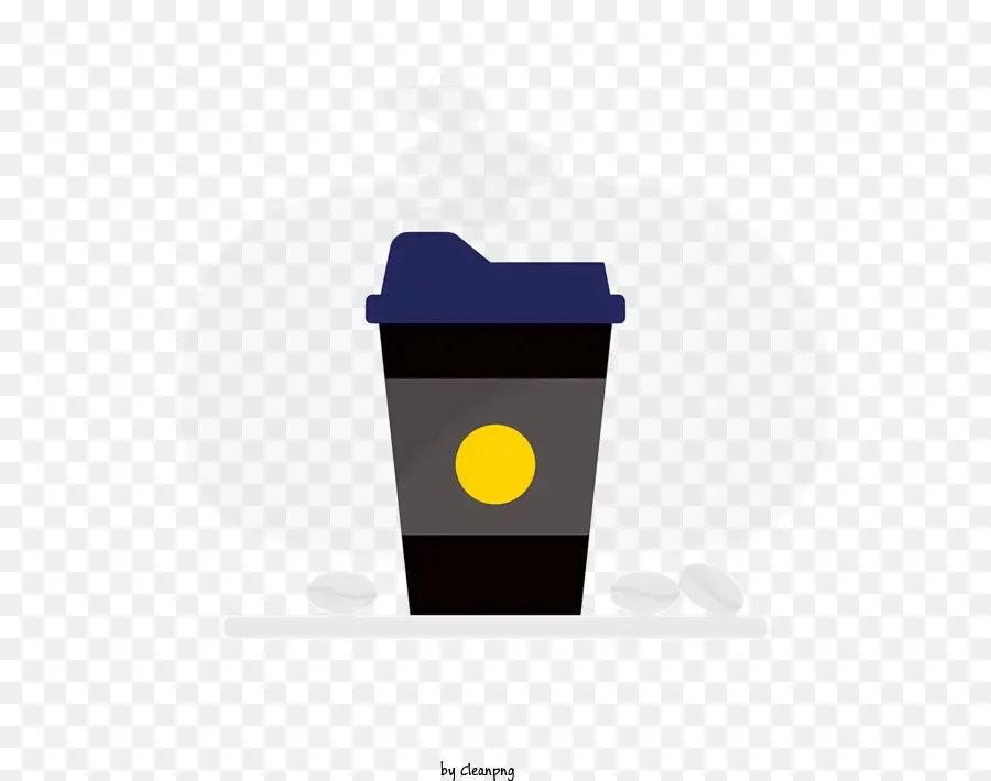 Café，Um Copo De Plástico PNG