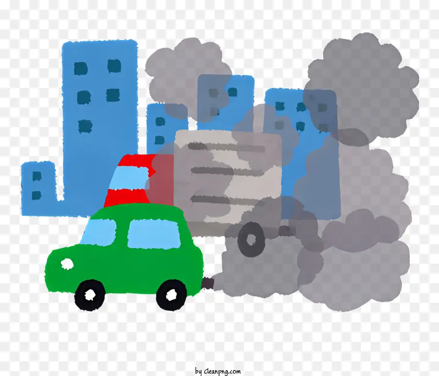 Carro Verde，Emissões De Carros PNG