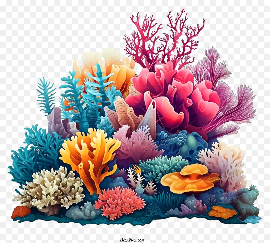 Desenho De Desenho Vetorial，Recife De Coral PNG