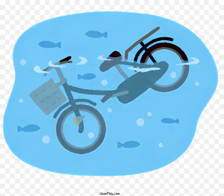 Bicicleta，água PNG