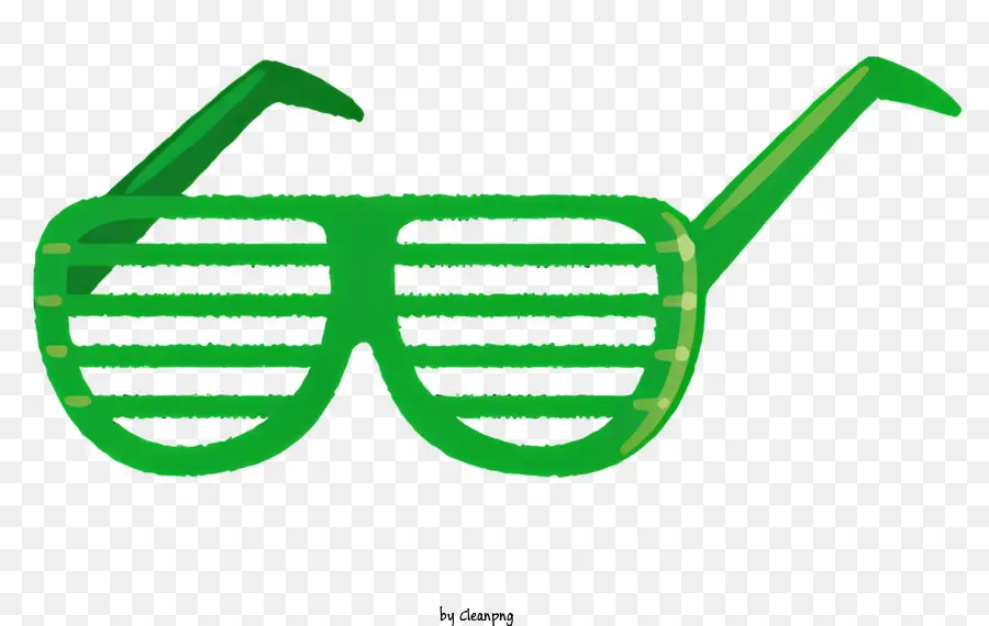 Moda，Óculos De Sol Verdes PNG