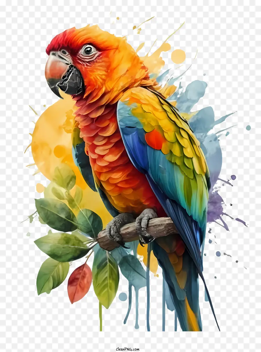 Parrot De Pássaro，Parrot Colorido PNG