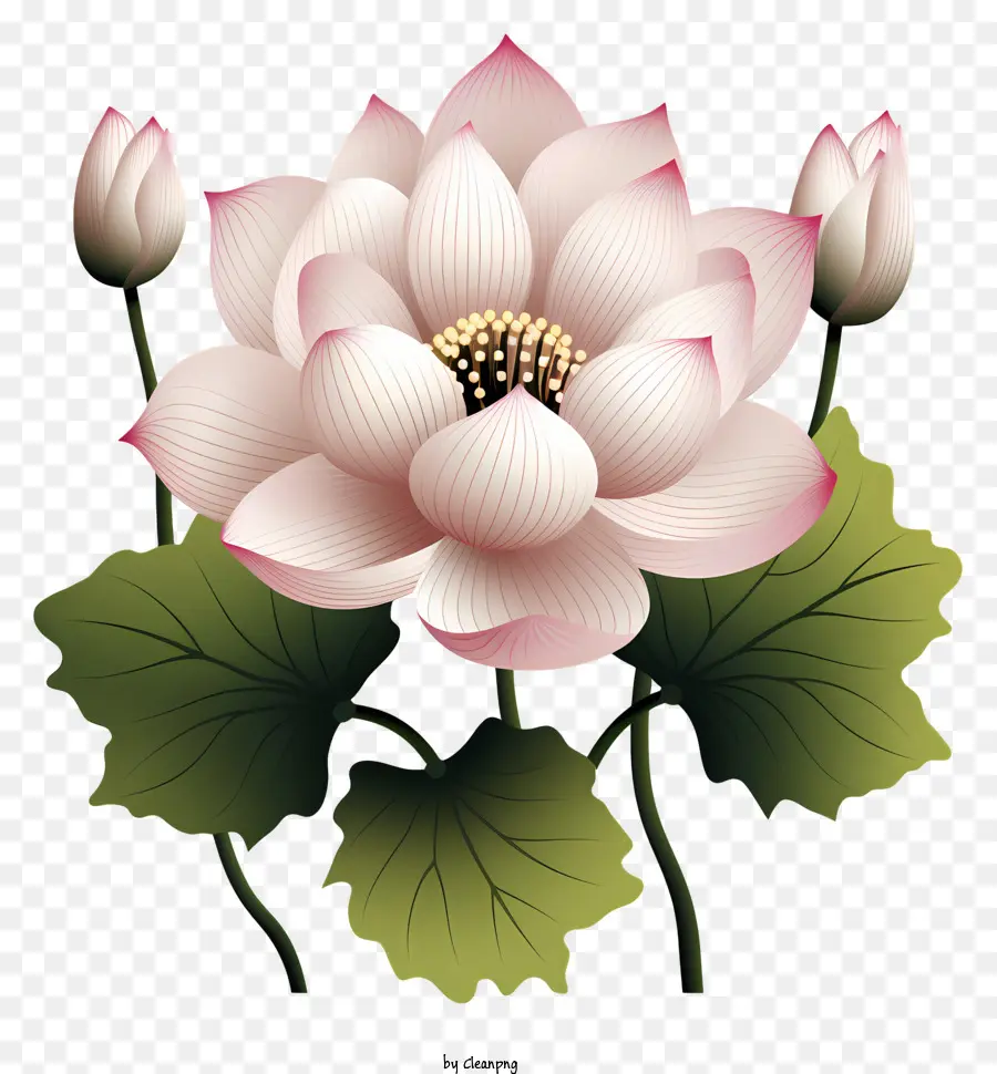 Flor De Lótus De Estilo De Esboço，Branca Flor De Lótus PNG