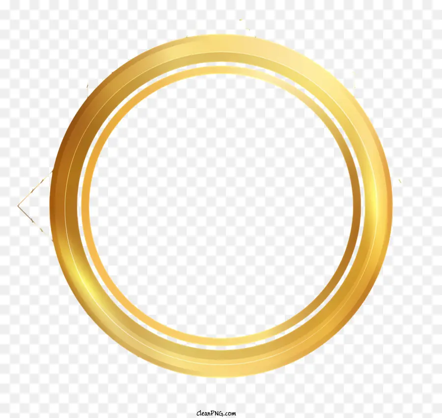 Círculo Dourado，Anel De Ouro PNG
