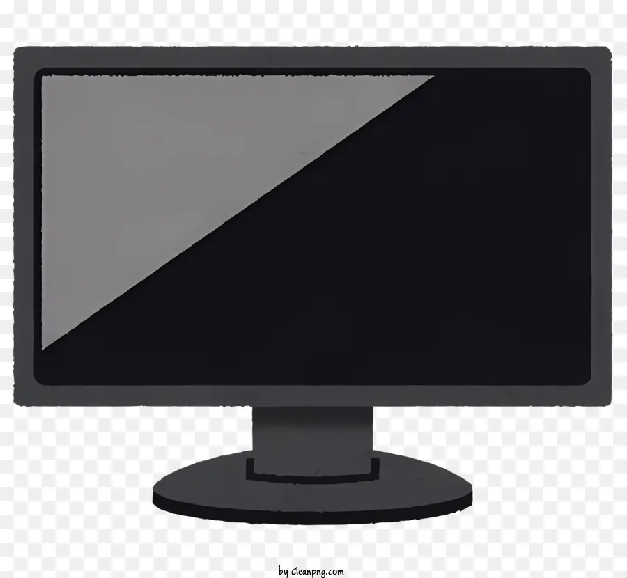 Computador，Monitor Preto PNG