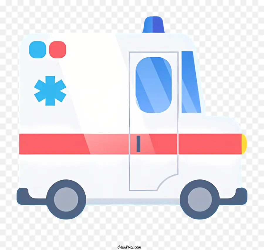 Carro De Ambulância De Desenho Animado，Ambulância PNG