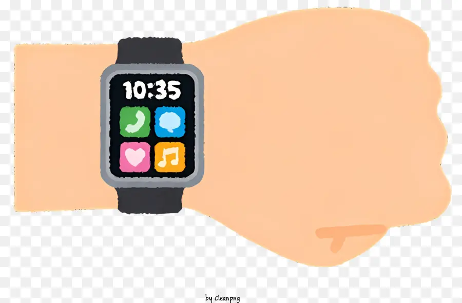 Smart Watch，Smartphone Integrado PNG
