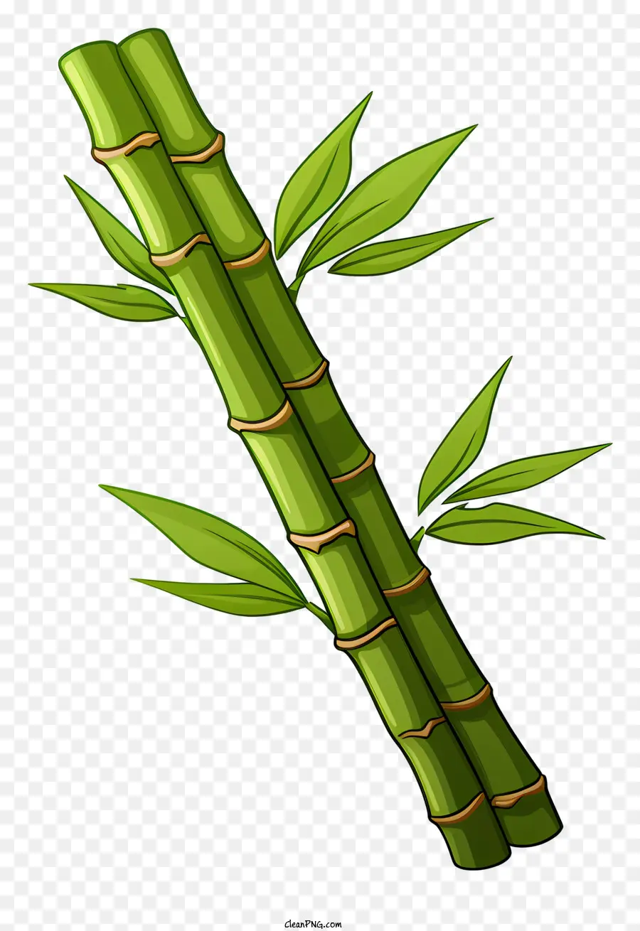 Caule De Bambu No Estilo Doodle，Varas De Bambu PNG