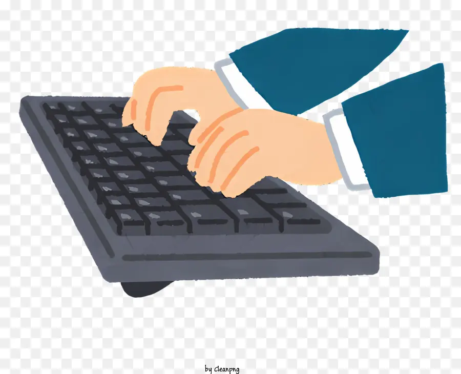 Teclado，Businessman PNG