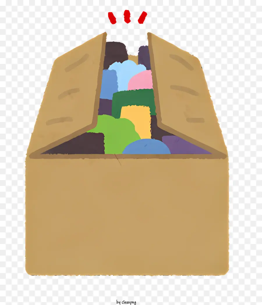 Cardboard Box，Seta Branca PNG