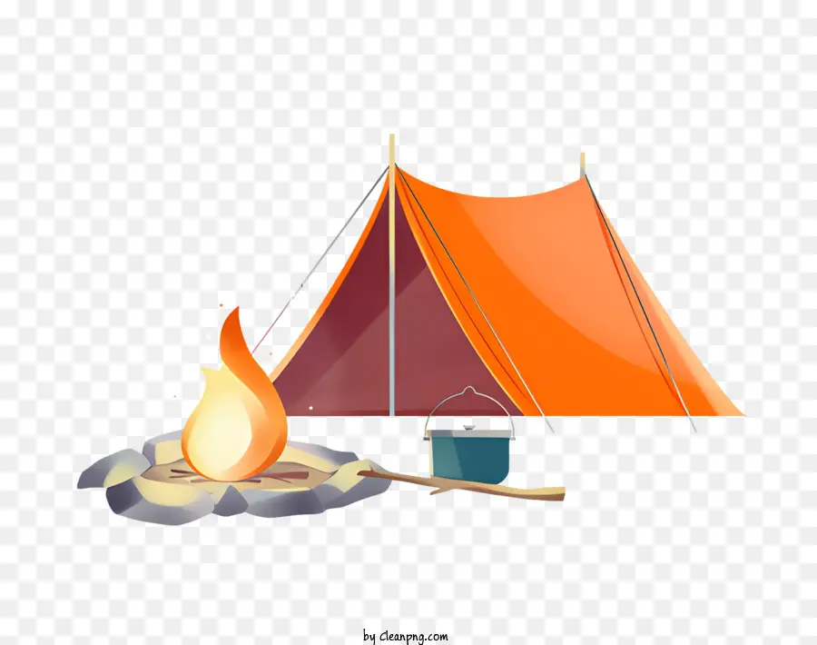 Tenda，Campfire PNG