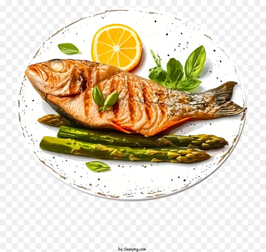 Arte Do Vetor Simplista De Prato De Peixe，Peixe PNG