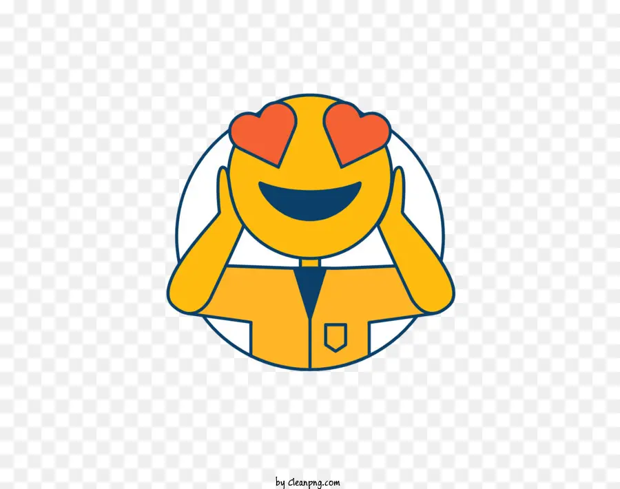 Emoji De Rosto，Emoji De Olhos De Coração PNG