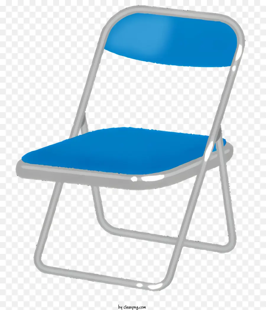 Cadeira Dobrável，Cadeira De Metal Prateado PNG