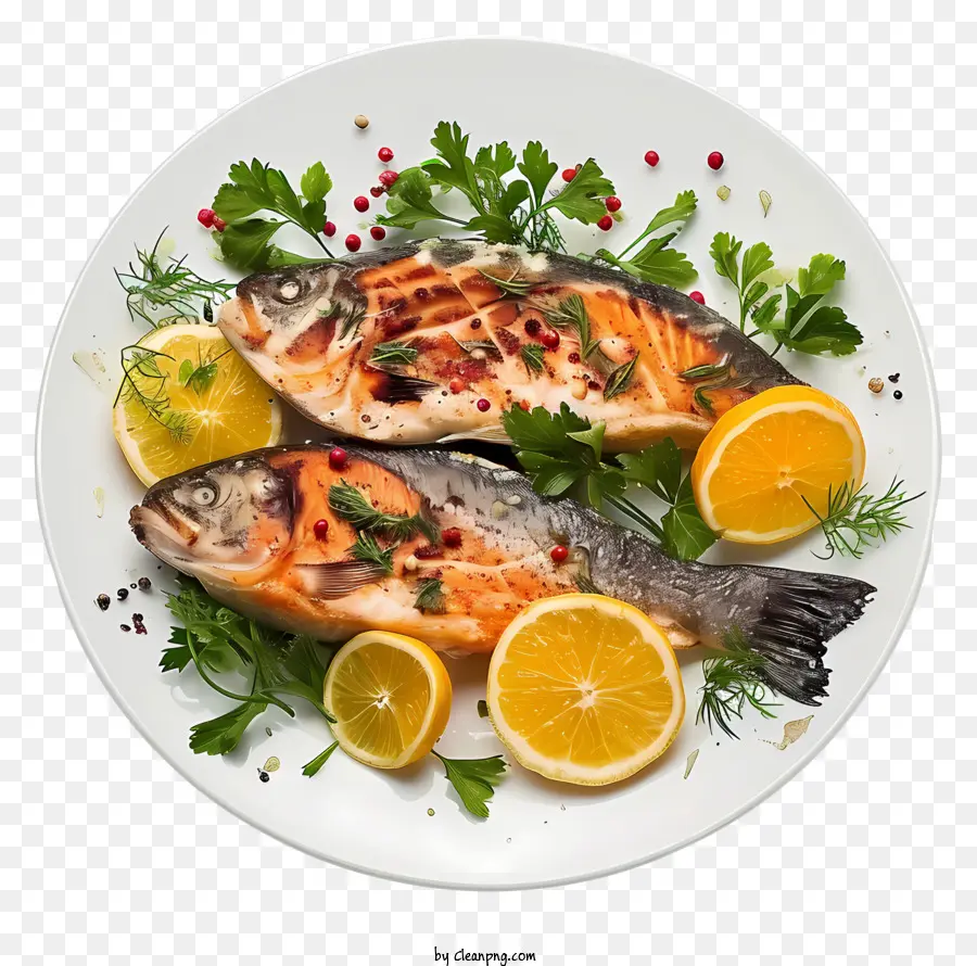 Fish Dish，Salmão PNG