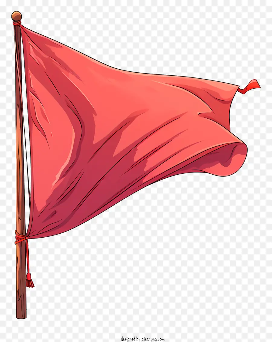 Bandeira Vermelha De Estilo De Esboço，Bandeira Vermelha PNG