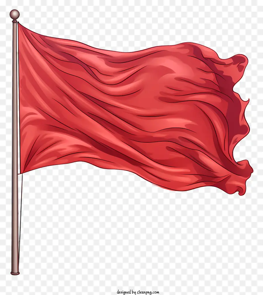Bandeira Vermelha Desenhada à Mão，Bandeira Americana PNG