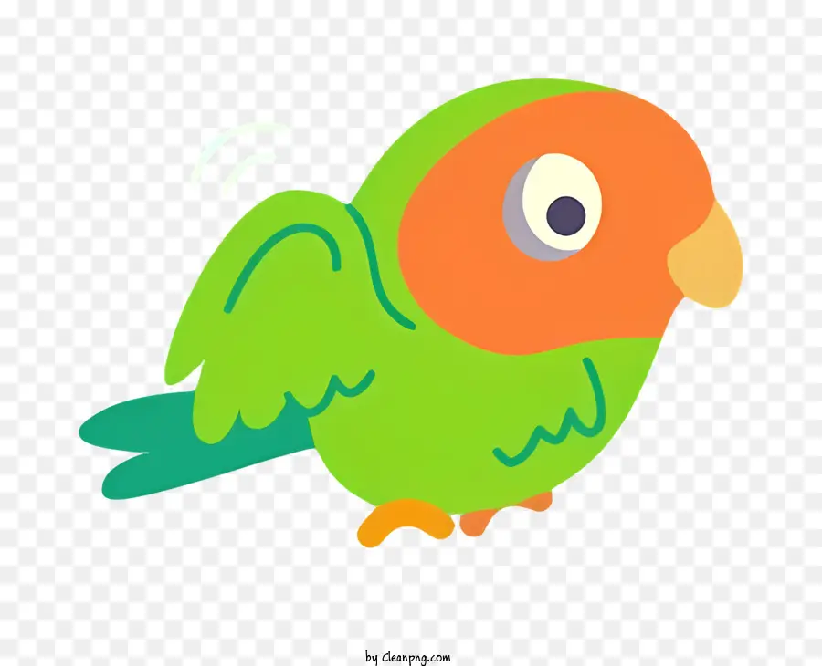 Parrot De Pássaro，Pássaro Verde E Laranja PNG