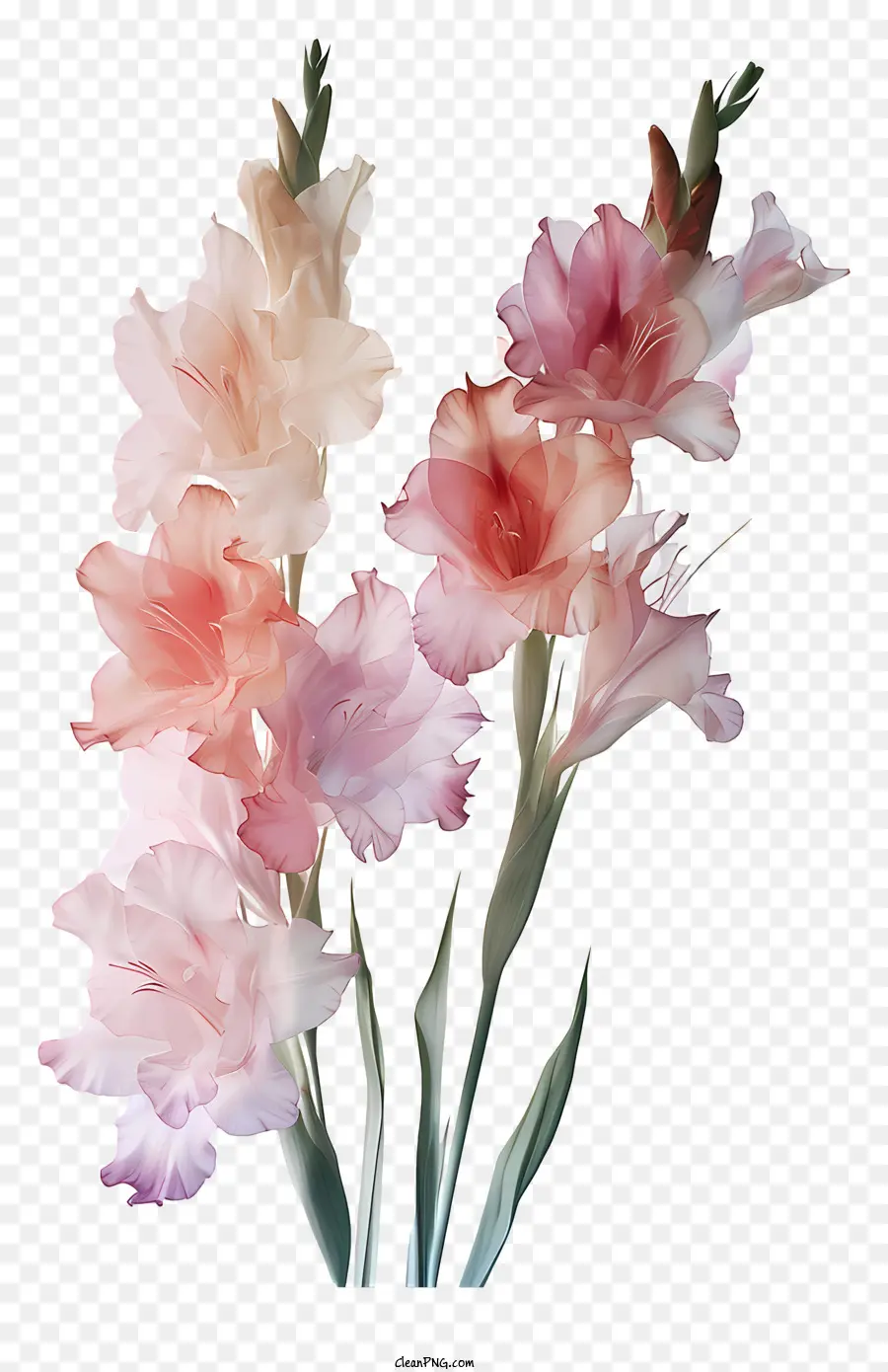 Gladiolus，Buquê De Flores PNG