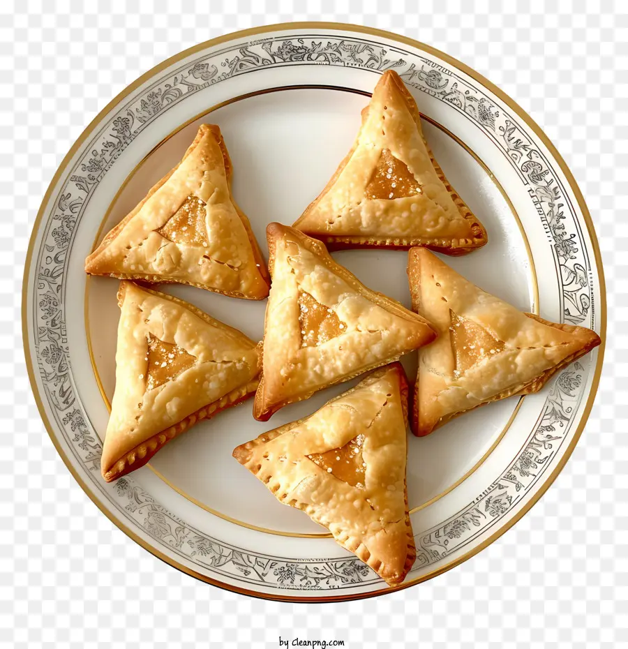 Purim Hamantaschen，Biscoitos Do Triângulo PNG