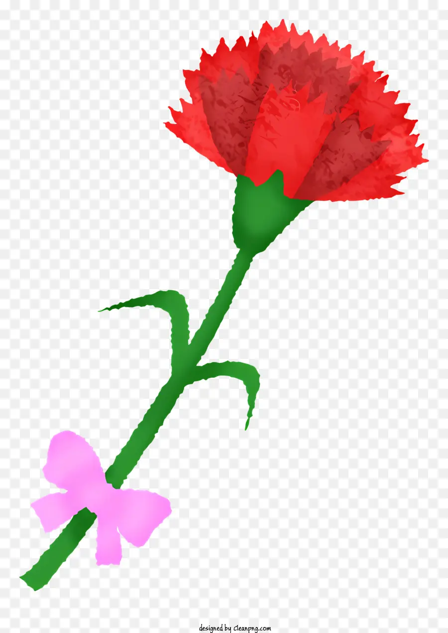 Pink Bow，Flor Vermelha PNG