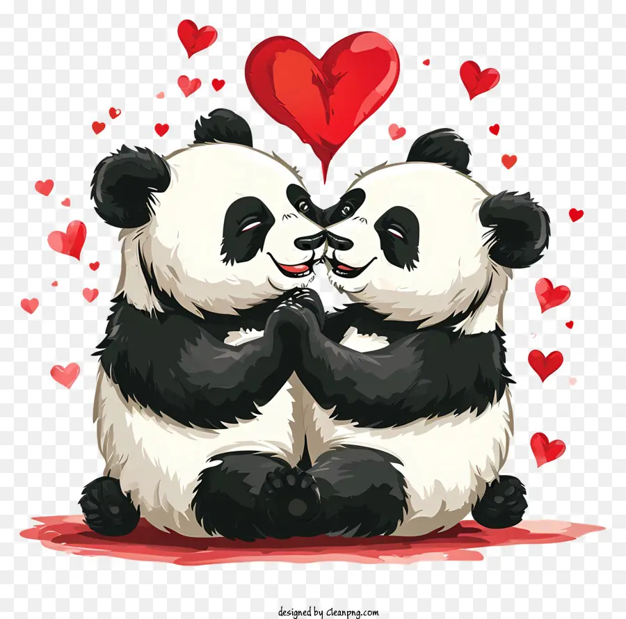 Panda Dos Namorados，Urso Panda PNG