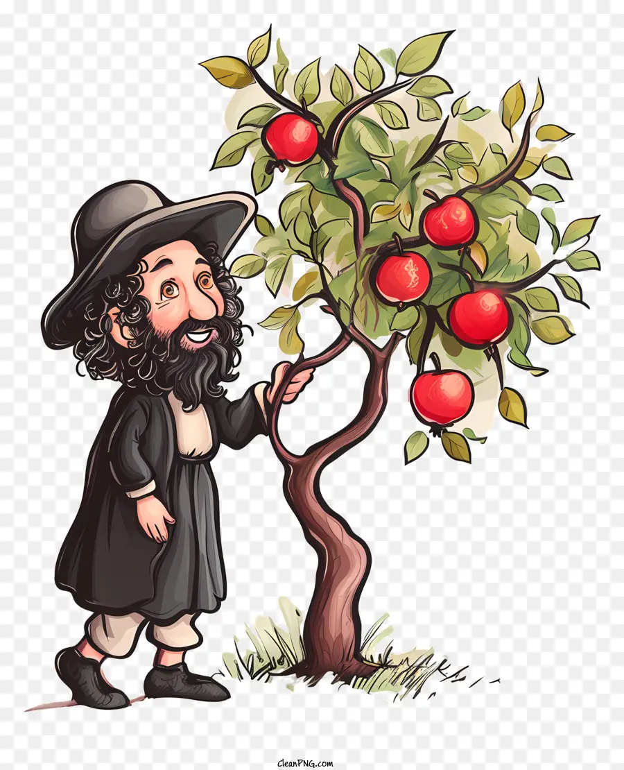 Adão E Eva，árvore De Maçã PNG