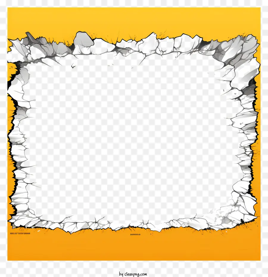 Papel Rasgado Ao Estilo Doodle，Janela Quebrada PNG